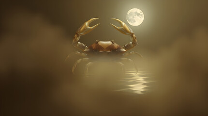 Mystical Celestial Crab: The Spirit of Cancer