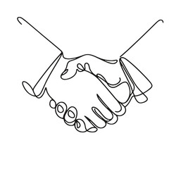Fototapeta premium handshake vector illustration