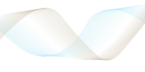 Seamless Wave Line Pattern Isolated on White Background – Abstract Vector Design for Futuristic Tech Presentations, Blockchain Graphics, and Web or Mobile Interface Backgrounds
