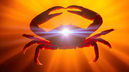 Mystical Celestial Crab: The Spirit of Cancer