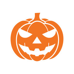 Halloween Pumpkins Icon on  white background

