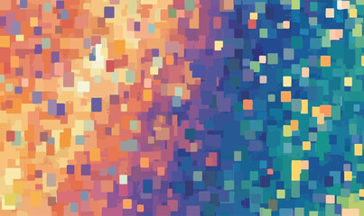 Colorful Abstract Pixelated Mosaic Pattern Background for Graphic Design Projects