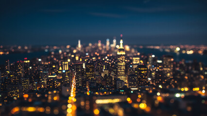 도시 야경 사진 이미지