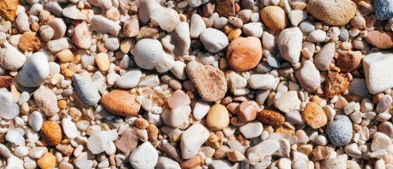 Pebbles stones rocks texture surface pattern nature geology beach gravel material small smooth surface close up
