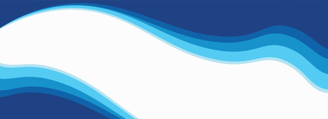 Sea waves layered vector background illustration and sea beach vector illustration.