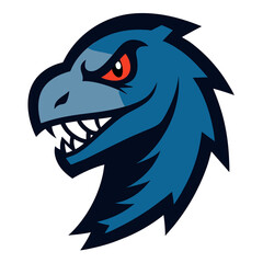 Obraz premium Phantom Raptor mascot logo vector