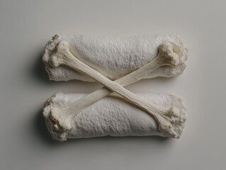 close up of a white and black fabric