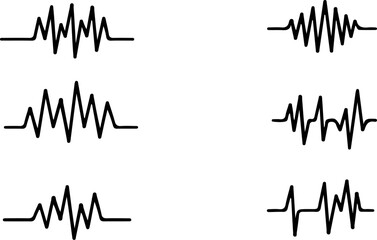 Heart lines sketch heart. Symbol love. Simplicity sign isolated on white background. Vector illustration
