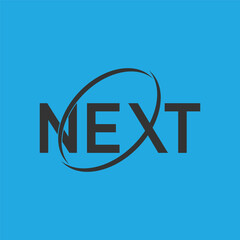 Initial Letter NEXT logo Design Outstanding Creative Modern Symbol  Sign