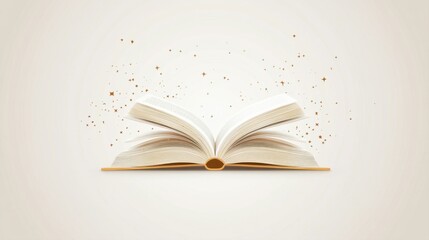 open book with pages