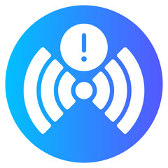 connection gradient icon