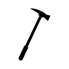 hoe tool on white background