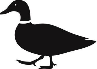 Duck Silhouette Vector SVG Cut File for Cricut and Sublimation