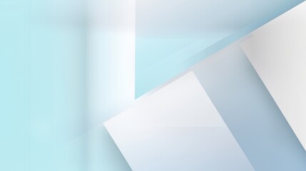 Obraz premium Soft Gradient Light Blue Overlapping Shapes Background for Modern Business Presentation and Minimalist Infographic Design