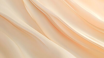 Abstract Beige Curves Flowing Seamlessly Together