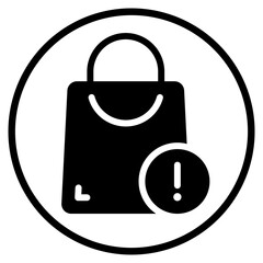 Obraz premium purchase glyph icon