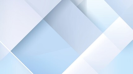 Soft Blue and White Geometric Abstract Layers Background for Modern Business Presentation and Corporate Design