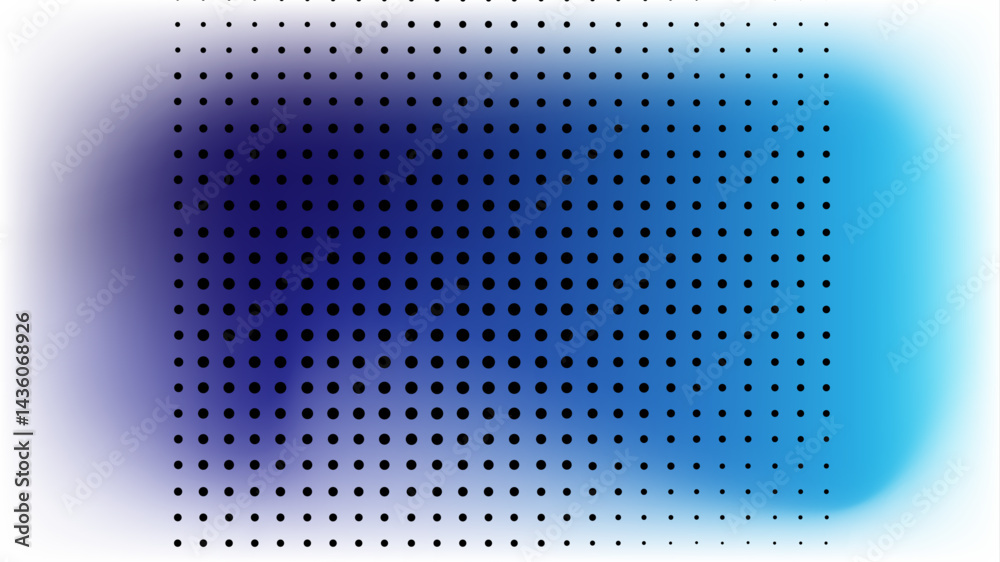 Aufkleber abstract colorful gradient mesh background with halftone pattern. modern background for technology a