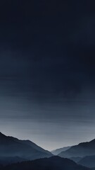 Deep Navy Blue Gradient Evokes a Sense of Calm and Tranquil Evening