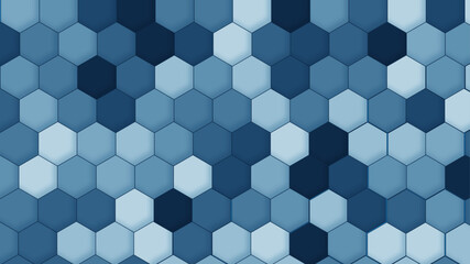 Black, white, and gray colorful abstract honeycomb pattern for technology background. Hexagonal shapes, dark gray and black, interconnected honeycomb pattern for design background. 