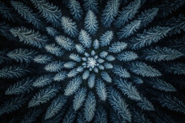 Intricate, Radial Pattern