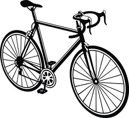 silhouette of a bicycle, transport, metal, shadow play, freedom cycle, modern, adventure ride, sunset