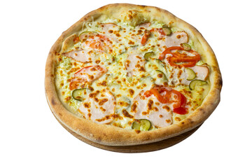 pizza isolated on white background
