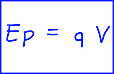 static electricity physics, electric potential, electric potential energy physics formula