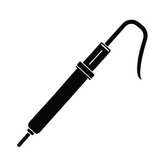 soldering iron isolated on white
