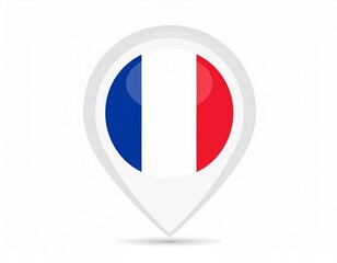 france flag button
