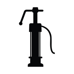 submersible pump on white background