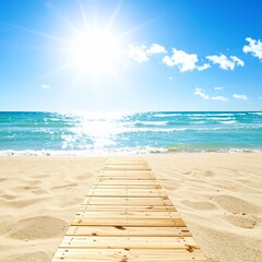 Fototapeta premium beach and sea