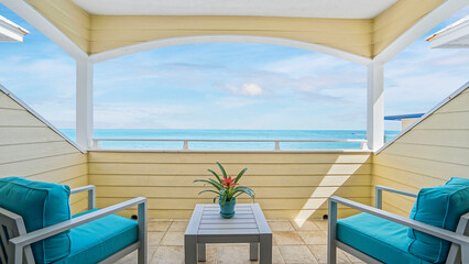 View of the ocean
