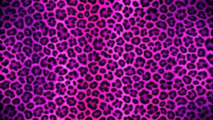 Vibrant Purple Neon Leopard Print