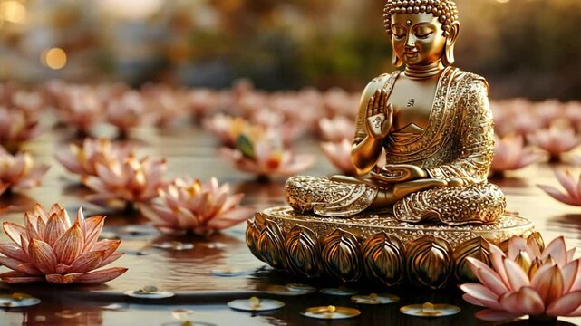 buddha statue in the garden