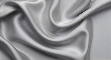 Fototapeta premium Elegant Pearly Fabric Texture With Delicate Folds And Smooth Surface