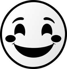 A playful of emoji stickers in PNG format with a transparent background, perfect for any project.