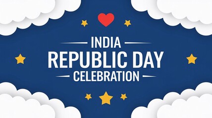 Indian Republic Day Celebration with Flag and Traditional Costume