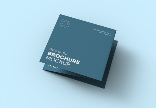 Square Brochure Mockup