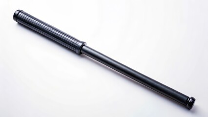 Telescopic Baton on White Background
