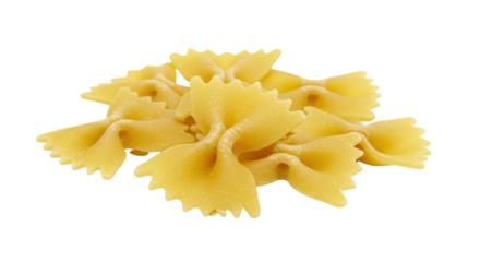 Bowtie pasta pile crisp edges  golden yellow glow on black backdrop