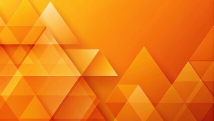 Abstract Orange Triangular Geometric Pattern Background Design Featuring Gradient Shades and Overlapping Shapes Creating a Modern and Dynamic Visual