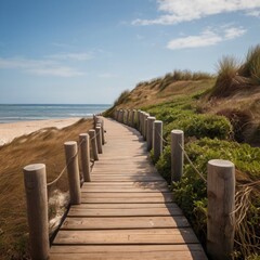 Obraz premium walkway to the beach