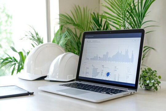 Business Data Analysis on Laptop