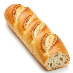 bread isolated on white