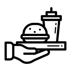Fast Food Lineart