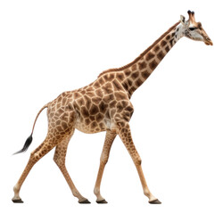 Naklejka premium PNG Giraffe wildlife animal mammal.