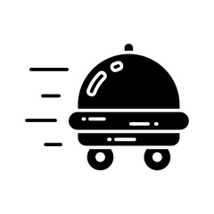 Food Delivery Glyph