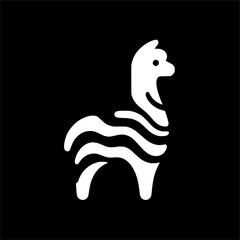 Minimalist Wavy Alpaca Design