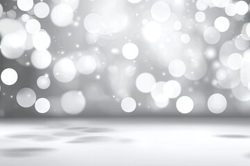 Elegant, soft, and diffused light bokeh effect.  A neutral, muted grey and white background